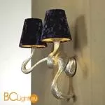 Бра Jacco Maris Ode 1647 OD02WA.SI violet lampshades