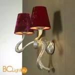 Бра Jacco Maris Ode 1647 OD02WA.SI red lampshades