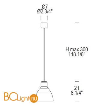 Подвесной светильник JJ JJ Glass S 20 0001554 - Схема
