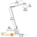 Торшер JJ JJ TR 22 0002095 - Схема