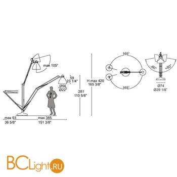 Торшер JJ The great JJ TR 0002051 - Схема