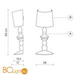 Бра Karman Ali E Baba AP625B - Схема