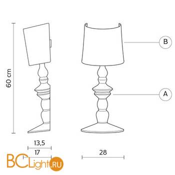 Бра Karman Ali E Baba AP625LS - Схема