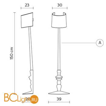 Бра Karman Ali E Baba H6025 - Схема