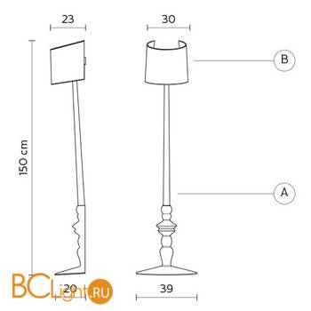 Бра Karman Ali E Baba H6025LS - Схема