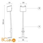 Бра Karman Ali E Baba H6025LS - Схема