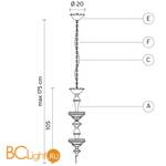 Основание светильника Karman Au Revoir SE110 0B INT - Схема