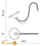 Рожок светильника Karman Au Revoir SE110 2B INT - Схема