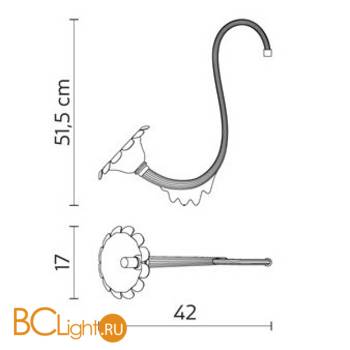 Рожок светильника Karman Au Revoir SE110 4B INT - Схема