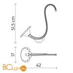 Рожок светильника Karman Au Revoir SE110 4B INT - Схема