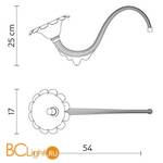 Рожок светильника Karman Au Revoir SE110 5B INT - Схема