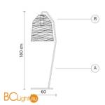 Садово-парковый фонарь Karman Black out HP101 2T EXT - Схема