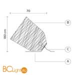 Торшер Karman Black out HP101 3B INT - Схема