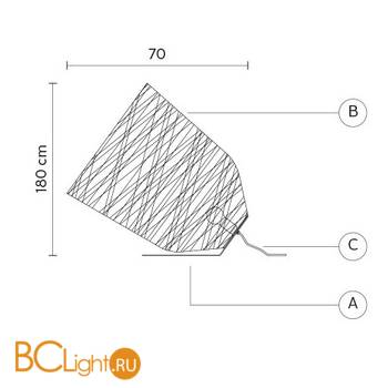 Торшер Karman Black out HP101 3T INT - Схема