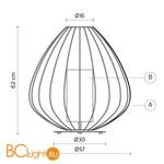 Садово-парковый фонарь Karman Cell M612-EXT - Схема