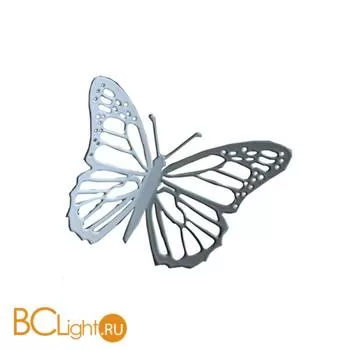 Металлическая бабочка белого цвета Karman Central park A361B