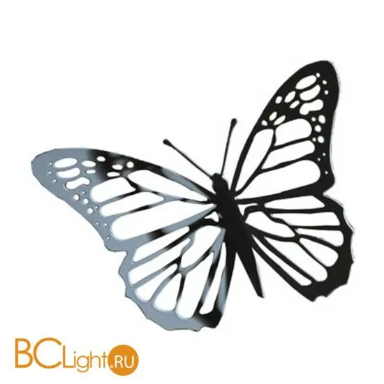 Металлическая бабочка белого цвета Karman Central park A362B