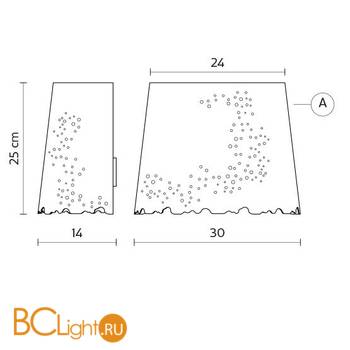 Настенный светильник Karman Central park AP630B - Схема