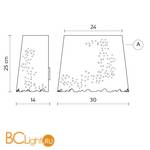 Настенный светильник Karman Central park AP630B - Схема