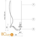 Подвесной светильник Karman Deja vu nu SE117 2B INT - Схема