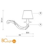 Бра Karman Deja vu AP627-60N - Схема