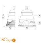 Настенный светильник Karman Domenica AP102 1O INT - Схема