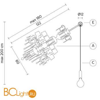 Подвесной светильник Karman Ghost SE634M - Схема