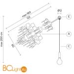 Подвесной светильник Karman Ghost SE634M - Схема