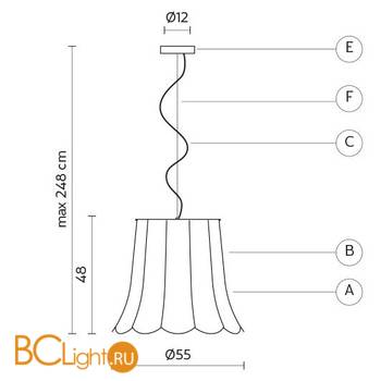 Подвесной светильник Karman Life SE651V - Схема