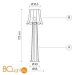 Торшер Karman Lucilla H6051VN - Схема