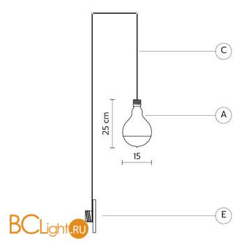 Бра Karman Makeup AP123 3F INT - Схема
