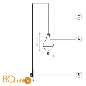 Бра Karman Makeup AP123 3T INT - Схема