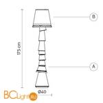 Торшер Karman Margo H6038B - Схема