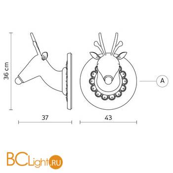 Бра Karman Marnin AP645M - Схема