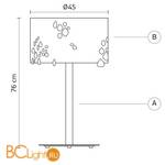 Настольная лампа Karman Miss brilla M5626B - Схема