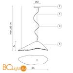 Подвесной светильник Karman Moby Dick SE646P - Схема