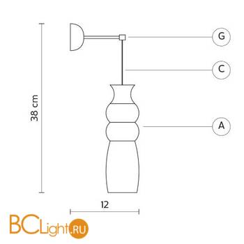 Бра Karman Morfema AP126 1B INT - Схема