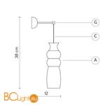 Бра Karman Morfema AP126 1V INT - Схема