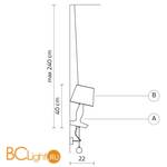 Бра Karman Norma M AP640B - Схема