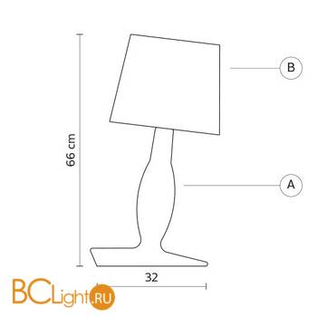 Настольная лампа Karman Norma M C1640GNN - Схема