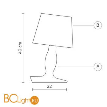 Настольная лампа Karman Norma M C1640PNN - Схема