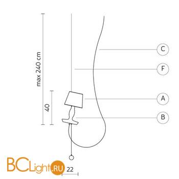 Подвесной светильник Karman Norma M SE640EN - Схема