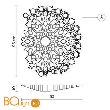 Потолочный светильник Karman Notredame PL130 1B INT - Схема