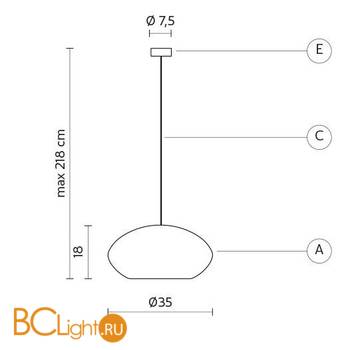 Подвесной светильник Karman Pietro SE693S - Схема