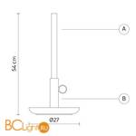 Настольная лампа Karman Settenani collection M705B - Схема