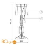 Торшер Karman Sisma HP112 1B INT - Схема