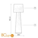 Торшер Karman Sky H6021B - Схема