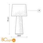 Настольная лампа Karman Sky M5021B - Схема