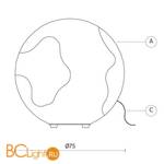 Садово-парковый фонарь Karman Ululi-Ulula M649GG-EXT - Схема