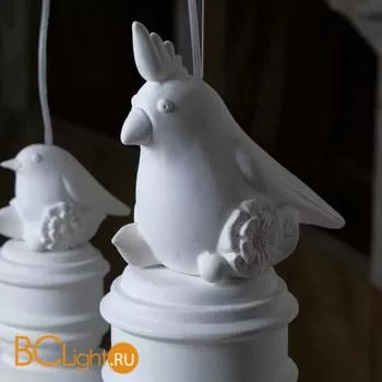 Керамическая птичка с хохолком Karman Via Rizzo 7 100SE695G